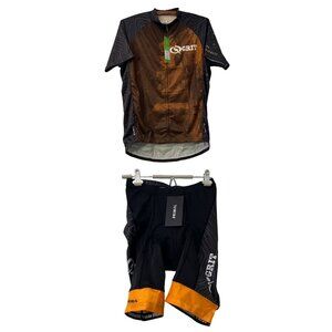 Primal Quanta Services 2023 Grit Sport Cycling Jersey Padded Shorts Set M NEW